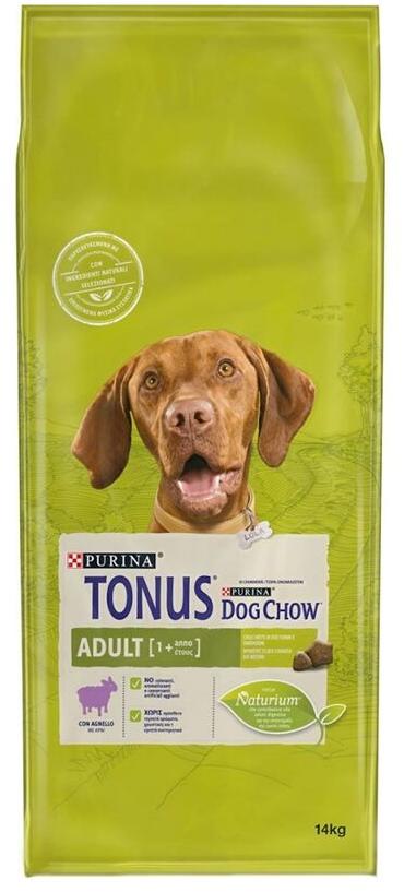DOG CHOW ზრდასრული ძაღლის საკვები ბატკნით,14კგ
