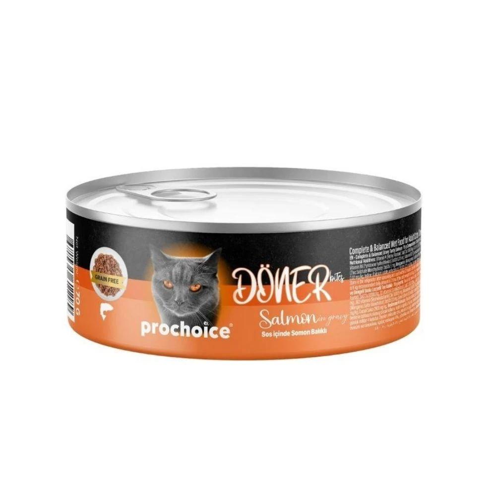 PROCHOICE DONER BITES-ზრდასრული კატის სველი საკვები ორაგულით 70გ