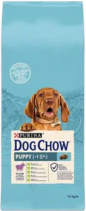 DOG CHOW ლეკვის საკვები ბატკნით, 14კგ