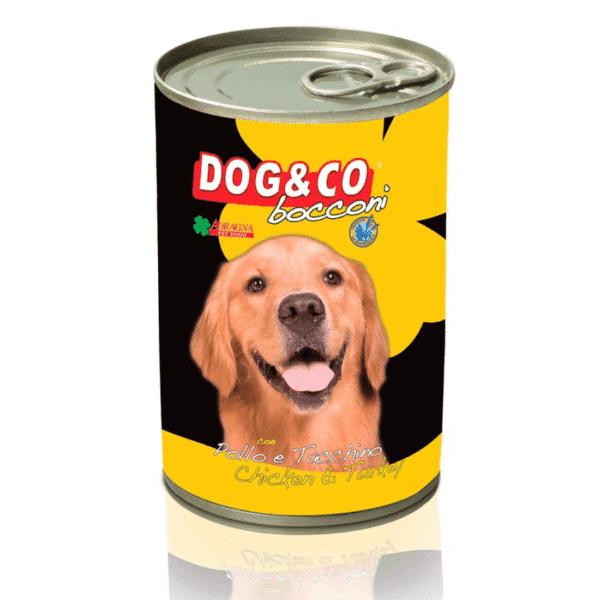 DOG&COძაღლის კონსერვი ქათმის ხორცით- 1250გრ